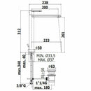 Paffoni Candy miscelatore lavabo alto senza scarico cromo