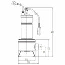 Dab Feka VS 1200 M-A pompa centrifuga sommergibile 1,2 kW