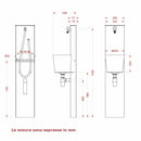 Fontana da giardino a parete, Tortora - Bel-Fer 42/PRT.16