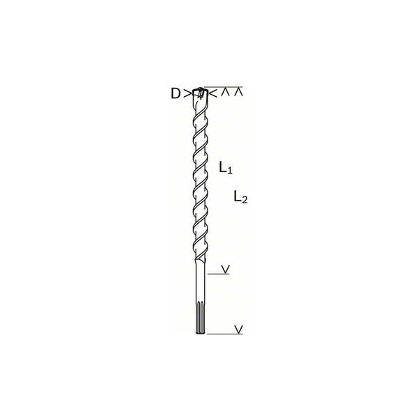 Bosch SDS-max-7 punta per martelli, 40 x 400 x 520 mm