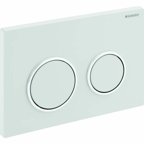 Geberit Omega20 placca di comando bianca