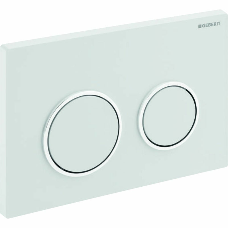 Geberit Omega20 placca di comando bianca