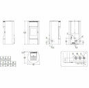 Superior Tanya TH stufa a pellet Thermo 13,9 KW - acqua 12,1 KW