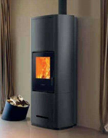 Piazzetta E228 M-H stufa ibrida 8,2 KW con bocchetta frontale e scarico posteriore