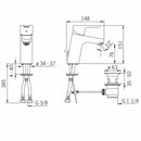 Hansa Italia Hansaprimo XL miscelatore monocomando lavabo cromo