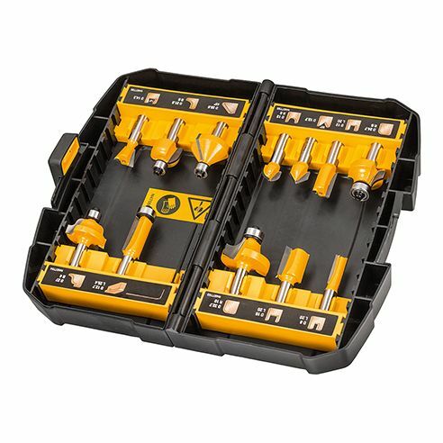 DeWalt Set Frese Miste - 12 pezzi