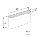 Ventilconvettore Aermec FCX17A con mobile senza zoccoli a parete