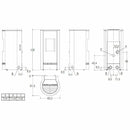 Piazzetta P930 T stufa a pellet 11 kW scarico posteriore