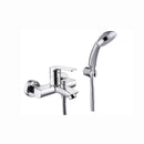 Miscelatore vasca esterno Paffoni Lime LM026 cromato con supporto fisso a parete
