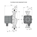 Calpeda NCE EI 25-60/130 circolatore per riscaldamento ad alta efficienza 42 W 70P12011000