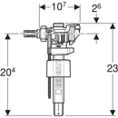 Geberit 240.783.00.5 rubinetto a galleggiante tipo 383
