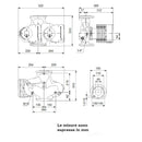 Circolatore gemellare Magna3 D 65-80 F Grundfos 340 mm 473 W