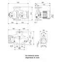 Circolatore gemellare Magna3 D 65-80 F Grundfos 340 mm 473 W
