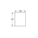 Placca di comando Skate Air 38505000 Grohe cromo lucido