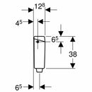Geberit cassetta risciacquo esterna wc AP123