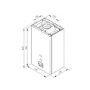 Caldaia a camera aperta a tiraggio naturale RCR 25 Low NOx Radiant