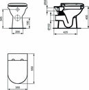 Ideal Standard Esedra T627701 sedile originale bianco europeo