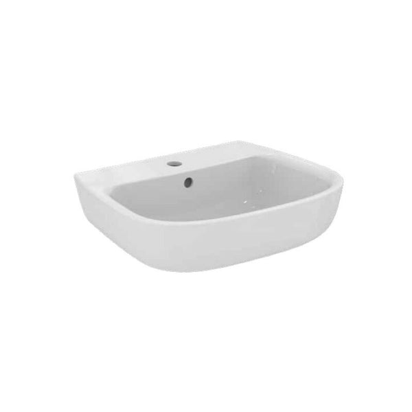 Lavabo Esedra T279901 Ideal Standard 55 x 45 cm con troppopieno