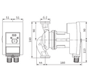Wilo YONOS MAXO 30/0,5-7 PN 10 pompa di ricircolo 180 mm 2"