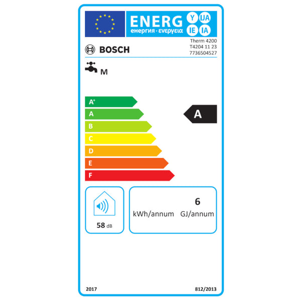 Bosch Therm T4204 11 23 scaldabagno da 11 l/min profilo carico M