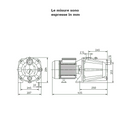 Wilo INITIAL-JET 4-4 pompa jet autoadescante 0,75 kW 1"