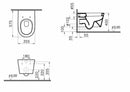 Vitra Nest vaso sospeso ceramica bianco