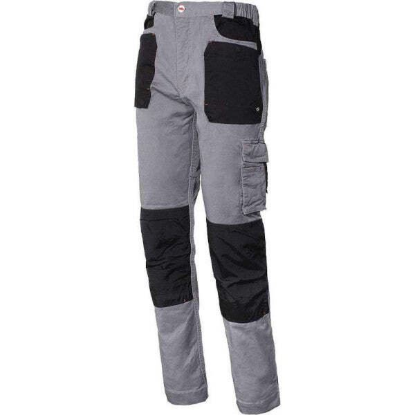 ISSALINE Stretch pantaloni grigio/nero