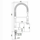 Paffoni Stick miscelatore lavello Professional con doccetta cilindrica cromo
