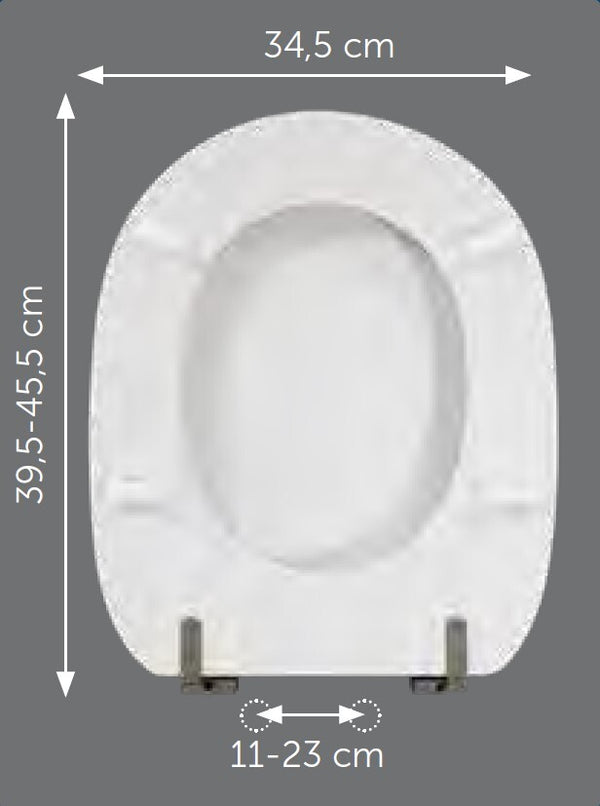 Sedile compatibile Ideal Standard Connect bianco