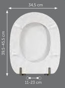 Sedile compatibile Ideal Standard Connect bianco