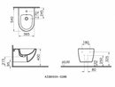 Vitra Sento bidet sospeso ceramica bianco