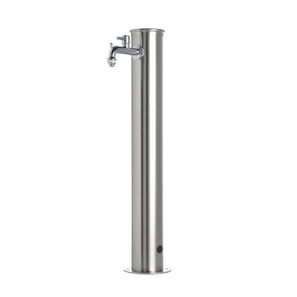 Fontana da giardino con rubinetto, acciaio inox - Bel-Fer 42/ARI