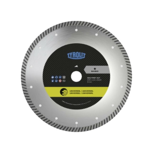 Disco diamantato Tyrolit BASIC DCU-FAST CUT taglio a secco 230 x 2,4 mm