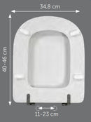 Sedile compatibile Ideal Standard Calla bianco