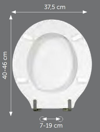 Sedile compatibile Globo Paestum bianco