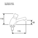 Miscelatore lavabo Magic R710 River con pulsante