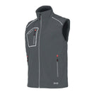 ISSALINE Snappy Softshell gilet grigio