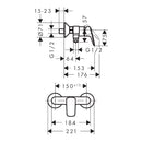 Hansgrohe 71600000 Logis Miscelatore doccia esterno