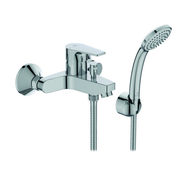 Ideal Standard Cerafine D miscelatore vasca/doccia monocomando esterno con doccetta cromo BC693AA