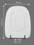 Sedile compatibile Pozzi Ginori Square bianco