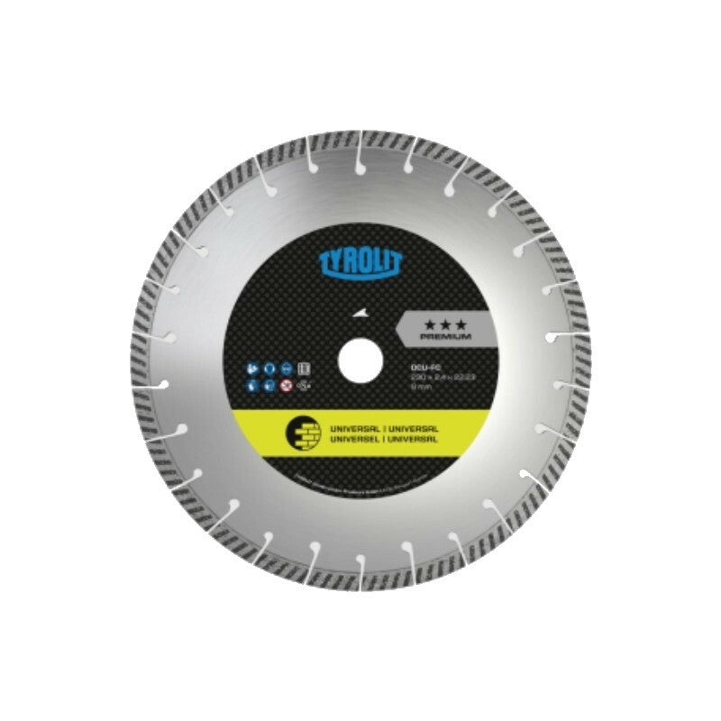 Disco diamantato Tyrolit PREMIUM DCU-FAST CUT taglio a secco 230 x 2,4 mm