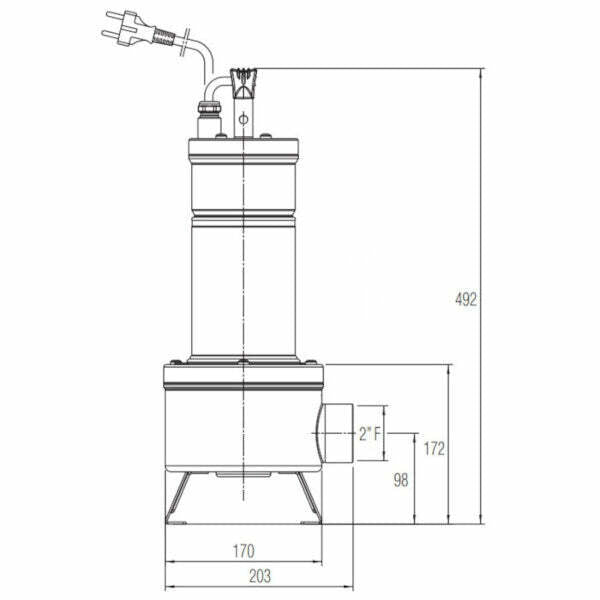 Dab Feka VS 750 M-NA, pompa sommergibile, 0.75 kW, senza galleggiante