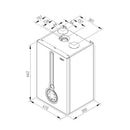 Caldaia istantanea a condensazione Combi-Tech R2K 34 Radiant da 34 kW