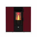 Zanutta TERRA 10C stufa a pellet 9,72 kW - bordeaux
