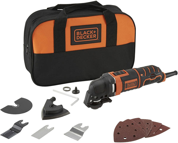 Black & Decker utensile multifunzione 300W in borsa portautensili