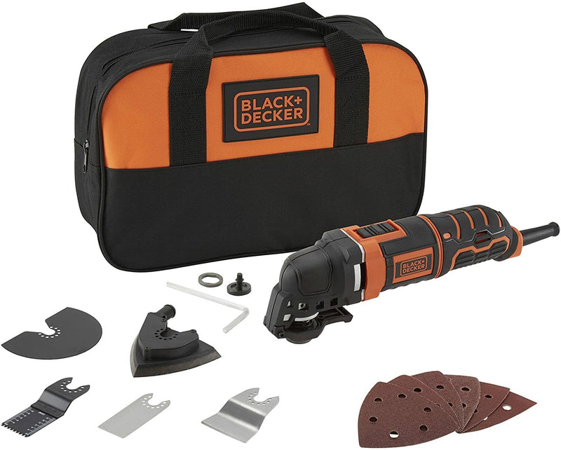 Black & Decker utensile multifunzione 300W in borsa portautensili