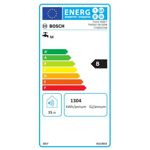 Scaldabagno elettrico Tronic TR4501T 80 DERB Bosch Junkers 65 litri