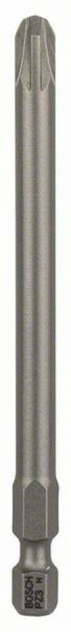 Bosch 3 bit di avvitamento extra duro PZ 3, 89 mm, codolo esagonale 1/4