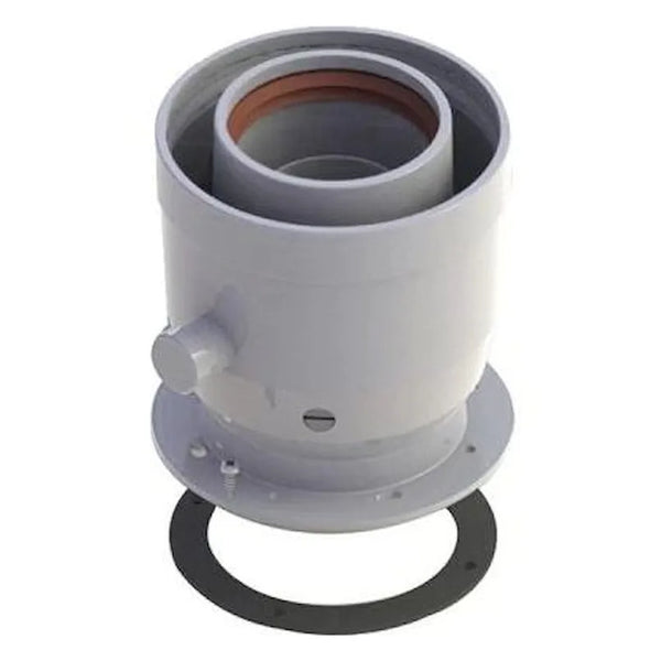 Adattatore partenza verticale AZ 370 Bosch Junkers 60/100 mm per scaldabagno Low NOx