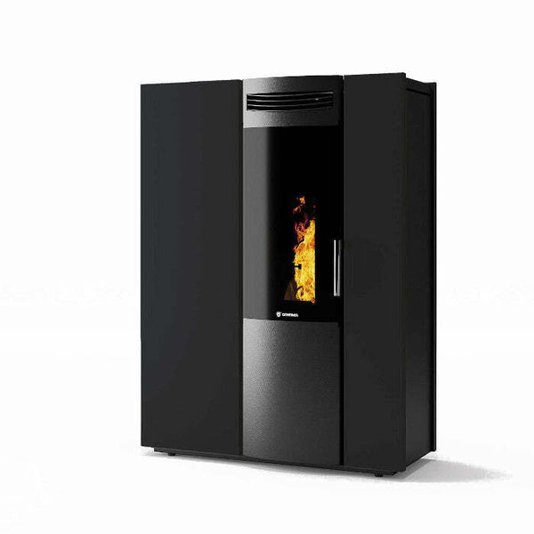 CS Thermos Thema 12 metallo stufa a pellet/biomassa canalizzabile 11,5 KW